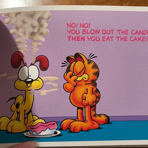 VINTAGE GARFIELD POSTCARD BOOK BIRTHDAY GREETINGS - 30 POSTCARDS - Picture 3 of 5